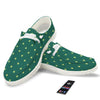 St. Patrick's Day Polka Dot Irish Print Black Loafers-grizzshop