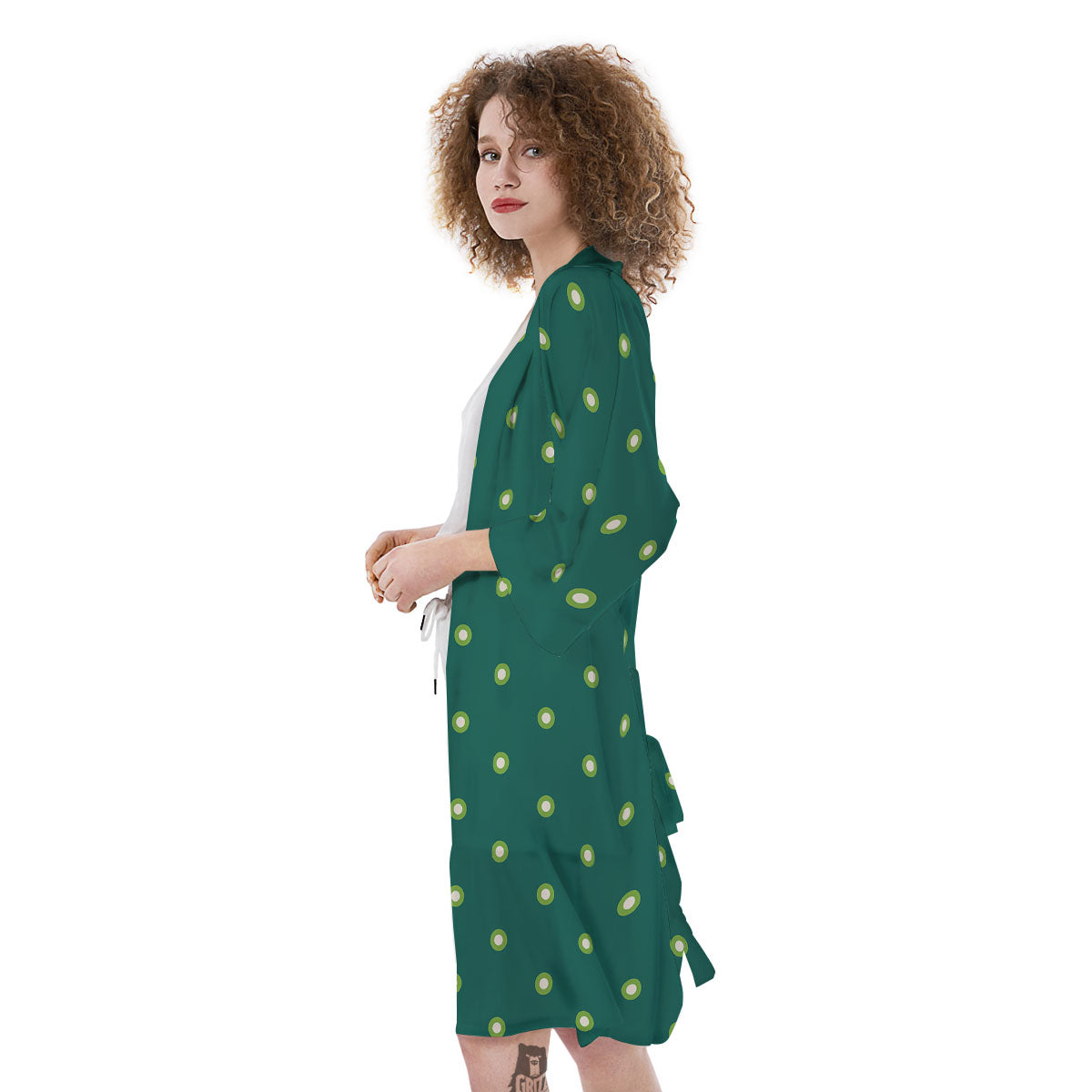 St. Patrick's Day Polka Dot Irish Print Kimono-grizzshop