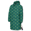 St. Patrick's Day Polka Dot Irish Print Long Down Jacket-grizzshop