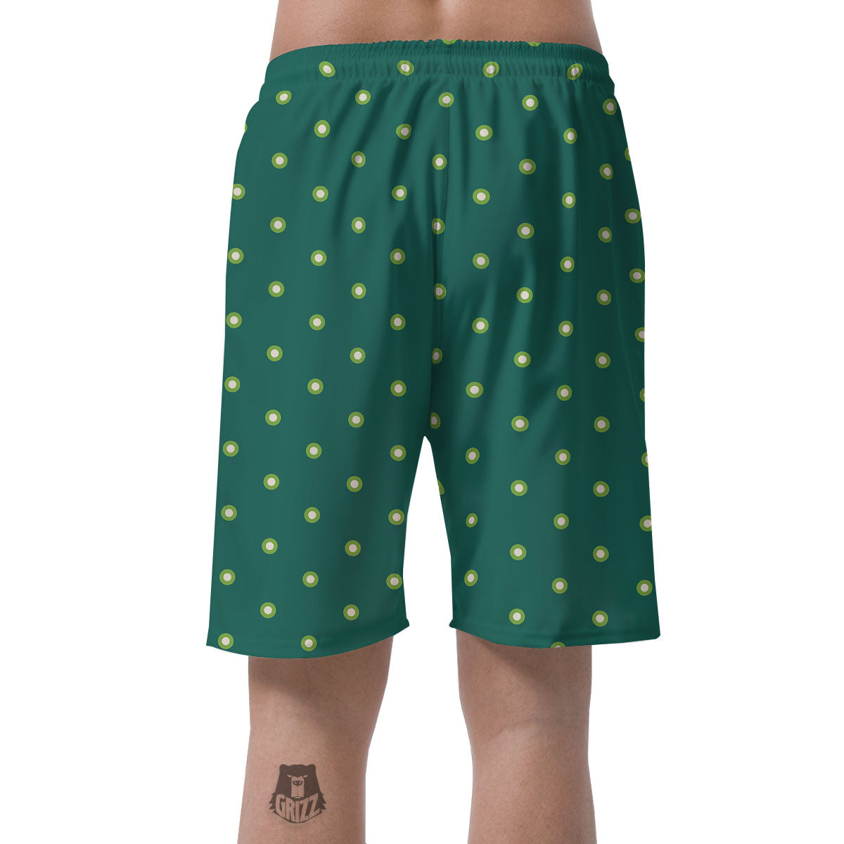 St. Patrick's Day Polka Dot Irish Print Men's Shorts-grizzshop