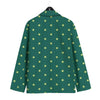 St. Patrick's Day Polka Dot Irish Print Men's Sport Coat-grizzshop