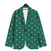 St. Patrick's Day Polka Dot Irish Print Men's Sport Coat-grizzshop