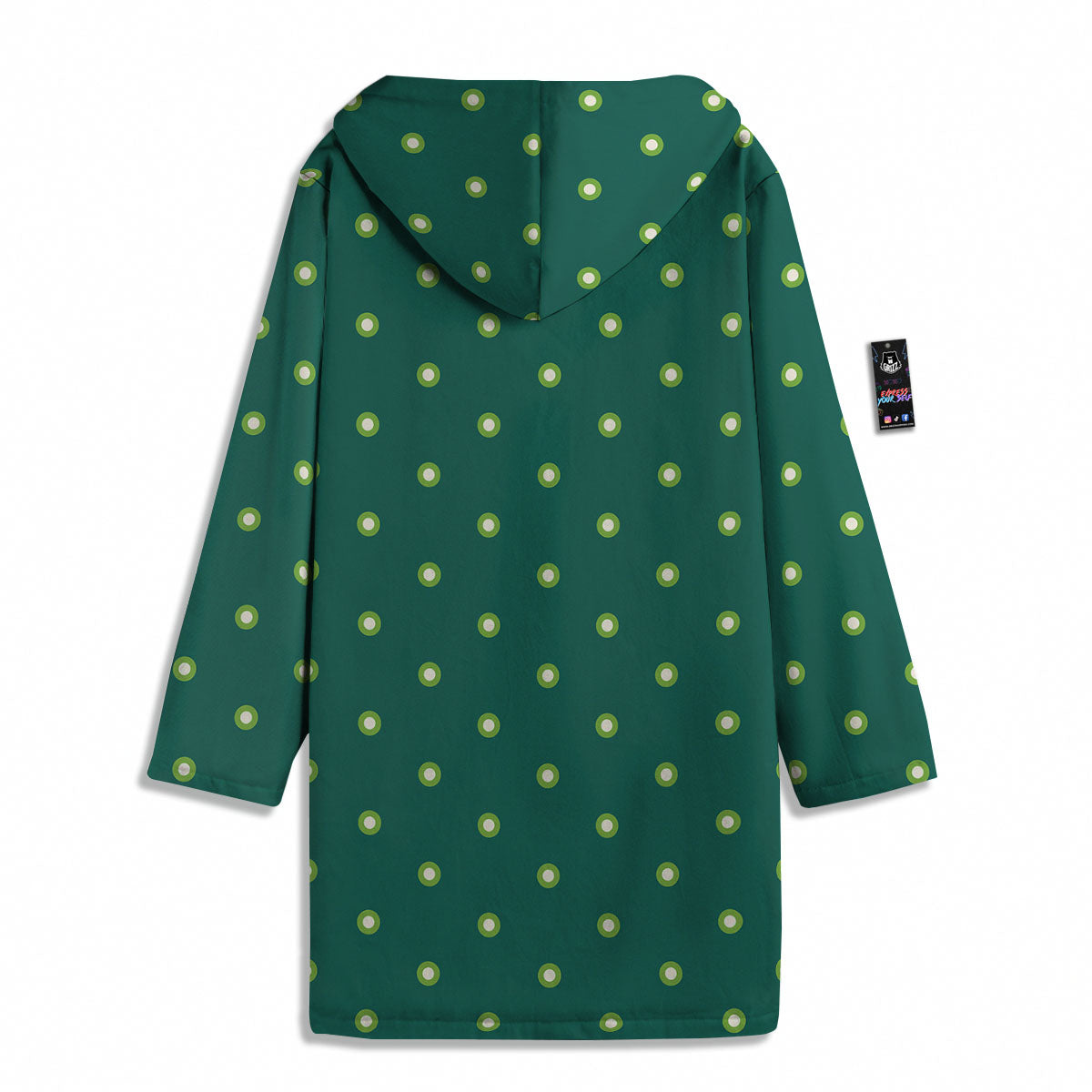 St. Patrick's Day Polka Dot Irish Print Men's Windbreaker Jacket-grizzshop