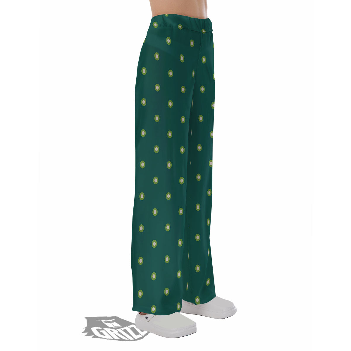 St. Patrick's Day Polka Dot Irish Print Pajama Pants-grizzshop