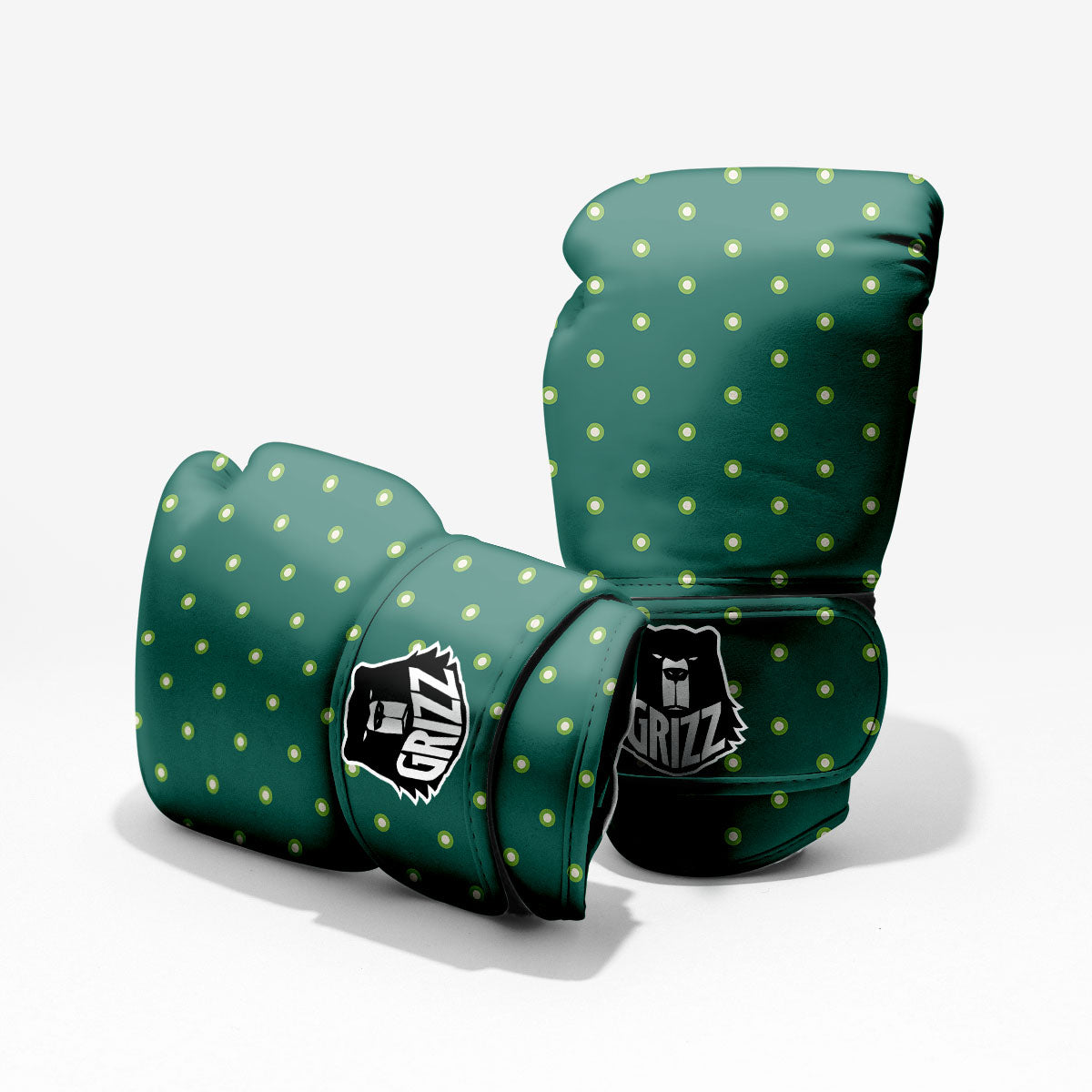 St. Patrick's Day Polka Dot Irish Print Pro Boxing Glove