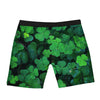 St. Patrick's Day Shamrock Clover Print Boxer Briefs-grizzshop