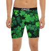 St. Patrick's Day Shamrock Clover Print Boxer Briefs-grizzshop