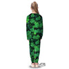 St. Patrick's Day Shamrock Clover Print Kid's Pajamas-grizzshop