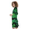 St. Patrick's Day Shamrock Clover Print Kimono-grizzshop