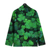 St. Patrick's Day Shamrock Clover Print Men's Sport Coat-grizzshop