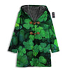 St. Patrick's Day Shamrock Clover Print Men's Windbreaker Jacket-grizzshop