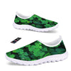 St. Patrick's Day Shamrock Clover Print Nurse Shoes-grizzshop