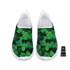 St. Patrick's Day Shamrock Clover Print Nurse Shoes-grizzshop