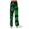 St. Patrick's Day Shamrock Clover Print Pajama Pants-grizzshop