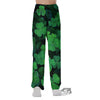 St. Patrick's Day Shamrock Clover Print Pajama Pants-grizzshop