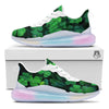 St. Patrick's Day Shamrock Clover Print Running Sneakers-grizzshop