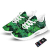 St. Patrick's Day Shamrock Clover Print Tennis Shoes-grizzshop