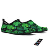 St. Patrick's Day Shamrock Clover Print Water Shoes-grizzshop