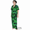 St. Patrick's Day Shamrock Clover Print Women's Pajamas Set-grizzshop