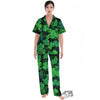 St. Patrick's Day Shamrock Clover Print Women's Pajamas Set-grizzshop