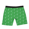 St. Patrick's Day Shamrock Leaf Print Pattern Boxer Briefs-grizzshop