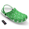 St. Patrick's Day Shamrock Leaf Print Pattern Clog-grizzshop