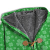 St. Patrick's Day Shamrock Leaf Print Pattern Men's Windbreaker Jacket-grizzshop