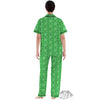 St. Patrick's Day Shamrock Leaf Print Pattern Women's Pajamas Set-grizzshop