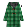 St. Patrick's Day Shamrock Plaid Print Pattern Men's Windbreaker Jacket-grizzshop