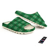 St. Patrick's Day Shamrock Plaid Print Pattern Sandals-grizzshop