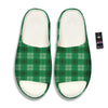 St. Patrick's Day Shamrock Plaid Print Pattern Sandals-grizzshop