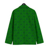 St. Patrick's Day Shamrock Print Pattern Men's Sport Coat-grizzshop