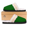 St. Patrick's Day Shamrock Print Pattern Slippers-grizzshop