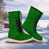 St. Patrick's Day Shamrock Print Pattern Snow Boots-grizzshop