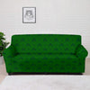 St. Patrick's Day Shamrock Print Pattern Sofa Cover-grizzshop