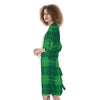 St. Patrick's Day Shamrock Tartan Print Pattern Kimono-grizzshop