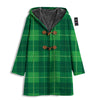 St. Patrick's Day Shamrock Tartan Print Pattern Men's Windbreaker Jacket-grizzshop