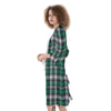 St. Patrick's Day Tartan Shamrock Print Pattern Kimono-grizzshop