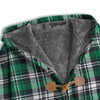 St. Patrick's Day Tartan Shamrock Print Pattern Men's Windbreaker Jacket-grizzshop