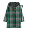 St. Patrick's Day Tartan Shamrock Print Pattern Men's Windbreaker Jacket-grizzshop