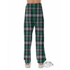 St. Patrick's Day Tartan Shamrock Print Pattern Pajama Pants-grizzshop