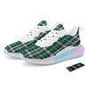 St. Patrick's Day Tartan Shamrock Print Pattern Running Sneakers-grizzshop