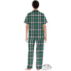 St. Patrick's Day Tartan Shamrock Print Pattern Women's Pajamas Set-grizzshop