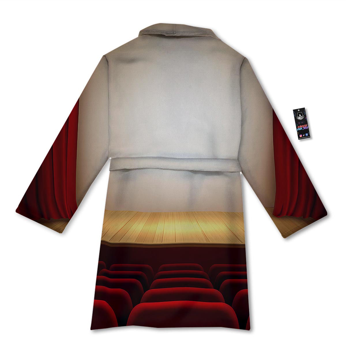 Stage Theater Print Bathrobe-grizzshop