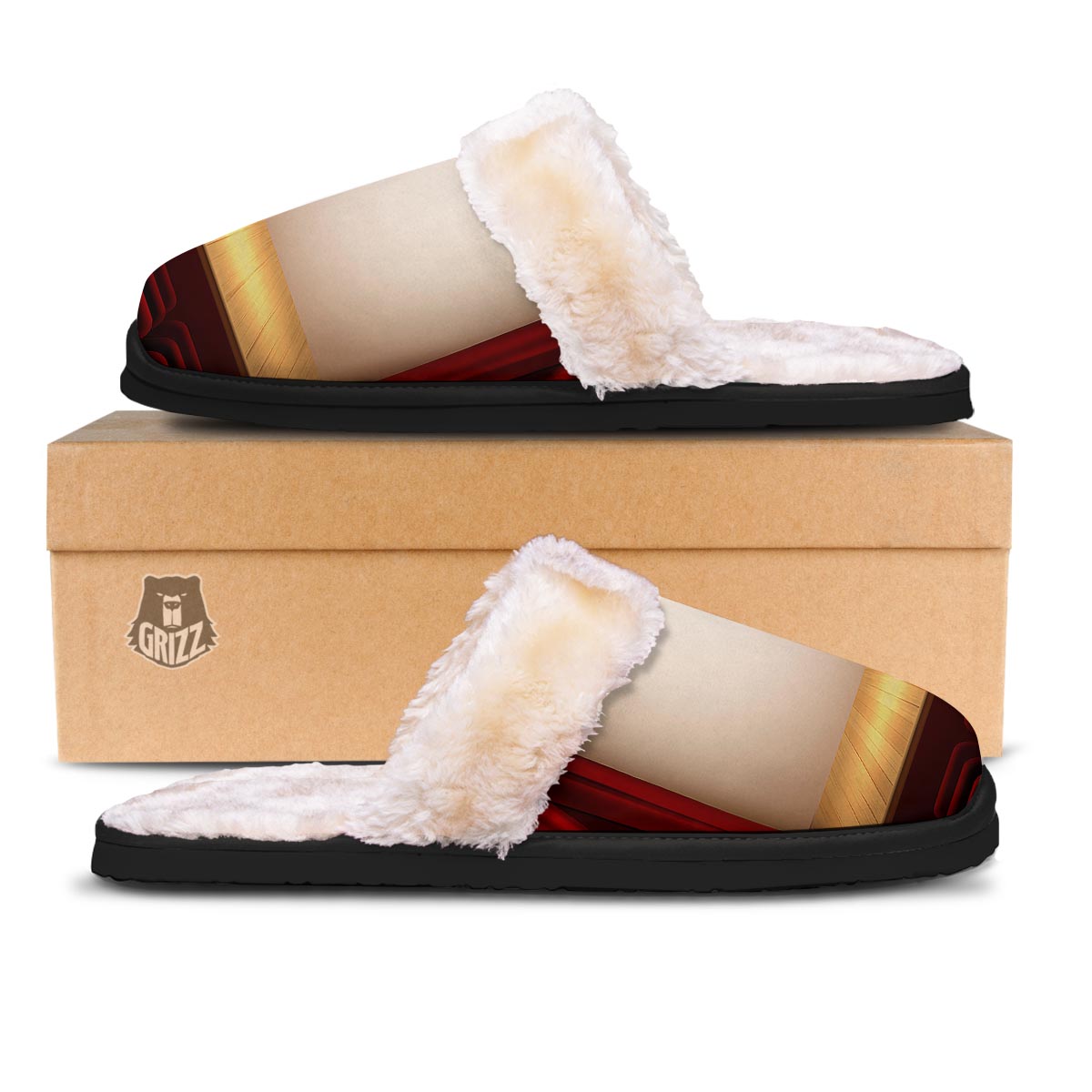 Stage Theater Print Slippers-grizzshop