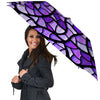 Stained Glass Mosaic Purple Print Umbrella-grizzshop