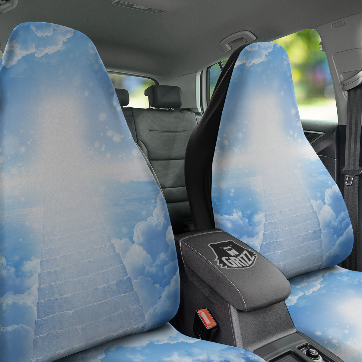 Stairs To Heaven Print Car Seat Covers-grizzshop