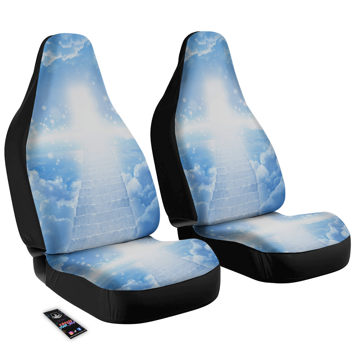 Stairs To Heaven Print Car Seat Covers-grizzshop