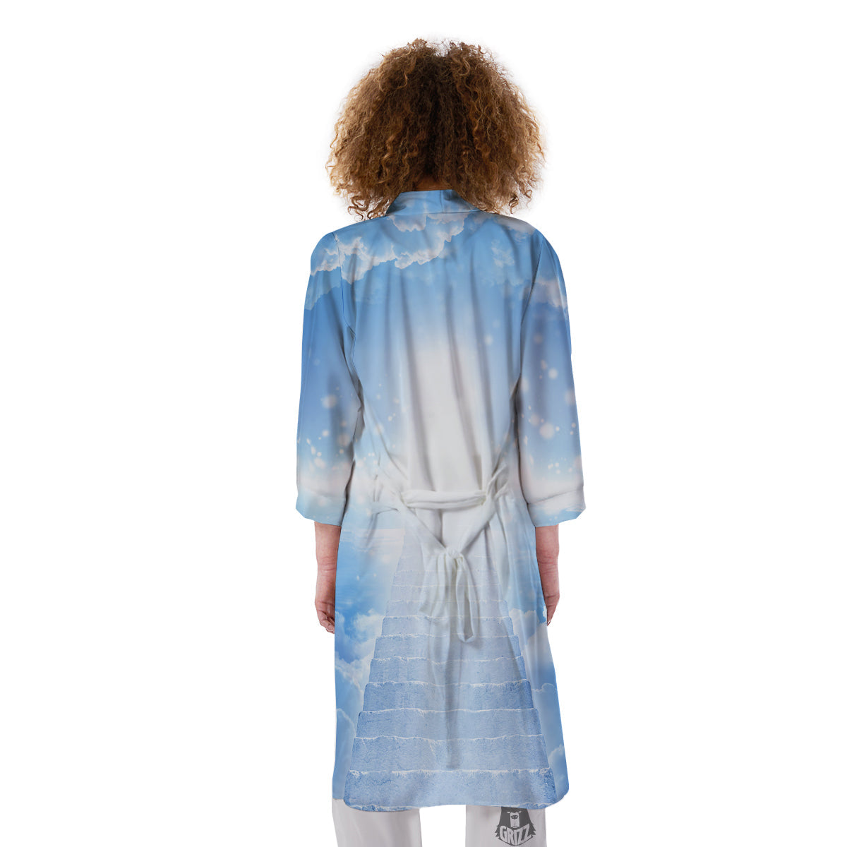 Stairs To Heaven Print Kimono-grizzshop