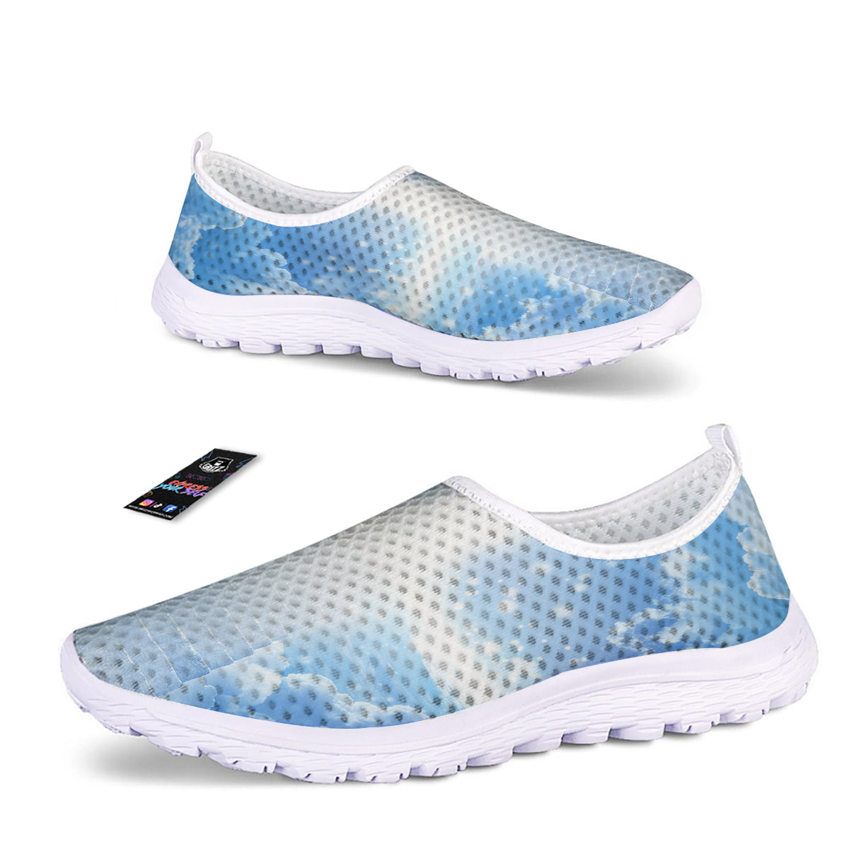Stairs To Heaven Print Nurse Shoes-grizzshop